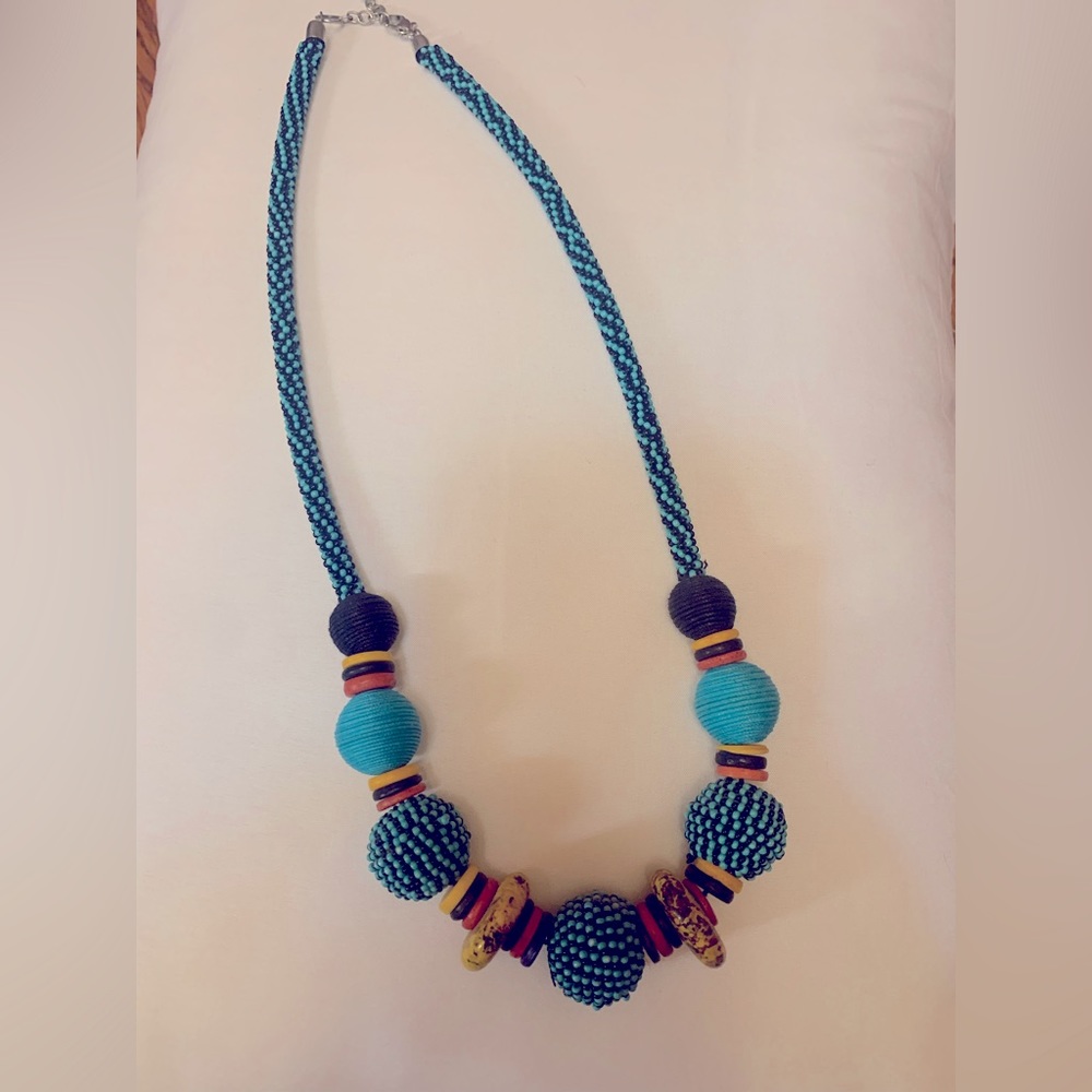 Turquoise Beaded Necklace